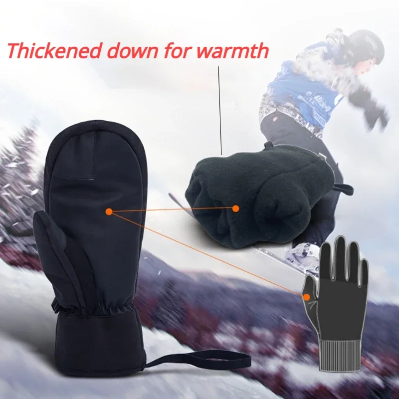 Touch Screen Gloves - Зимние лыжные перчатки, водонепроницаемые, с сенсорным