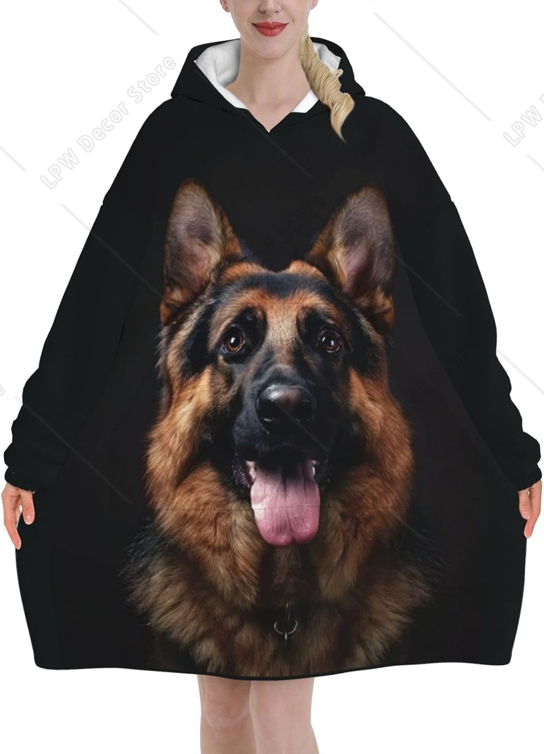 Одеяло-худи для собак (немецка – обзор и цена Sherpa Hoodie Fleece