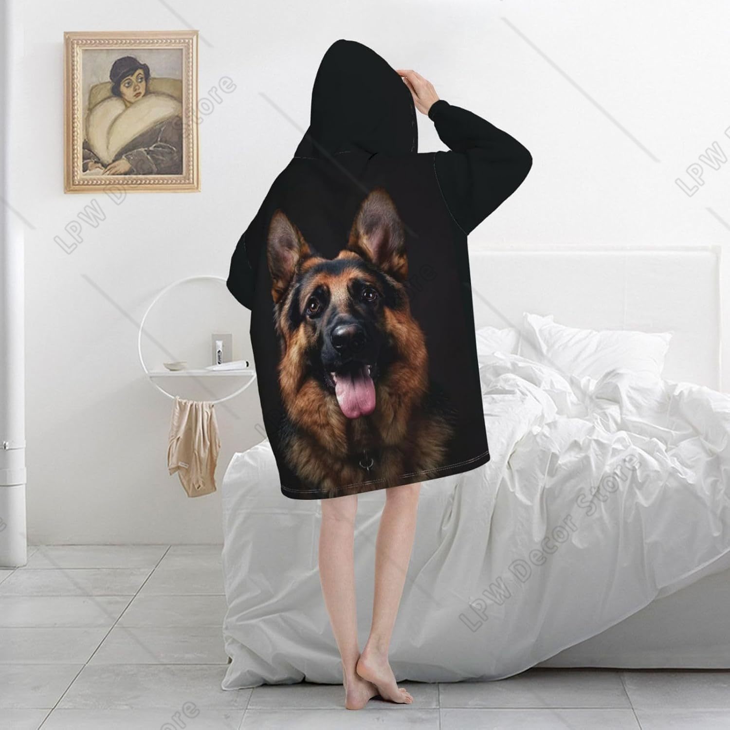 Одеяло-худи для собак (немецка – обзор и цена Sherpa Hoodie Fleece