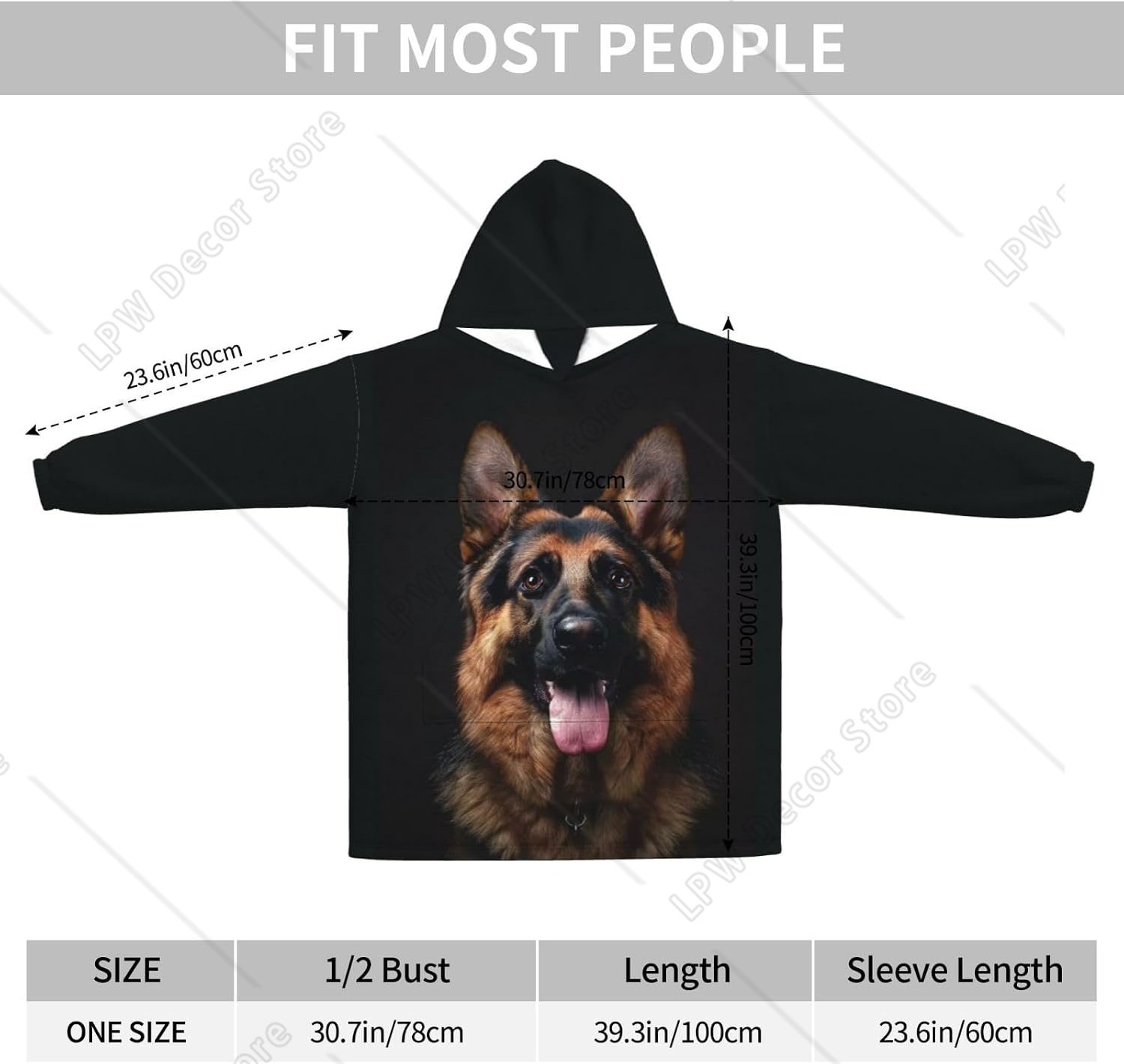 Одеяло-худи для собак (немецка – обзор и цена Sherpa Hoodie Fleece