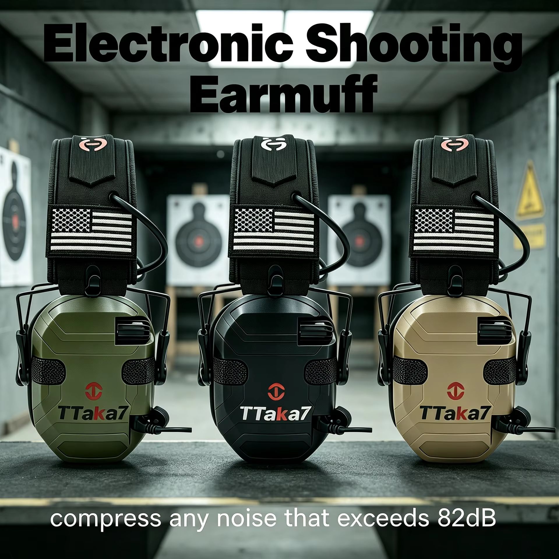 Новые тактические электронные  – обзор и цена Earmuffs Foldable