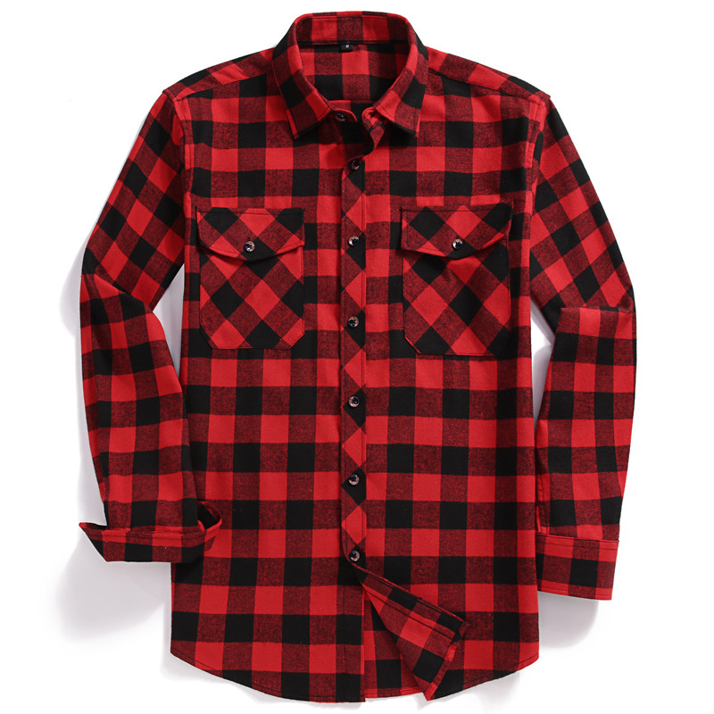 Осенняя мужская повседневная р – обзор и цена Flannel Shirt Lined