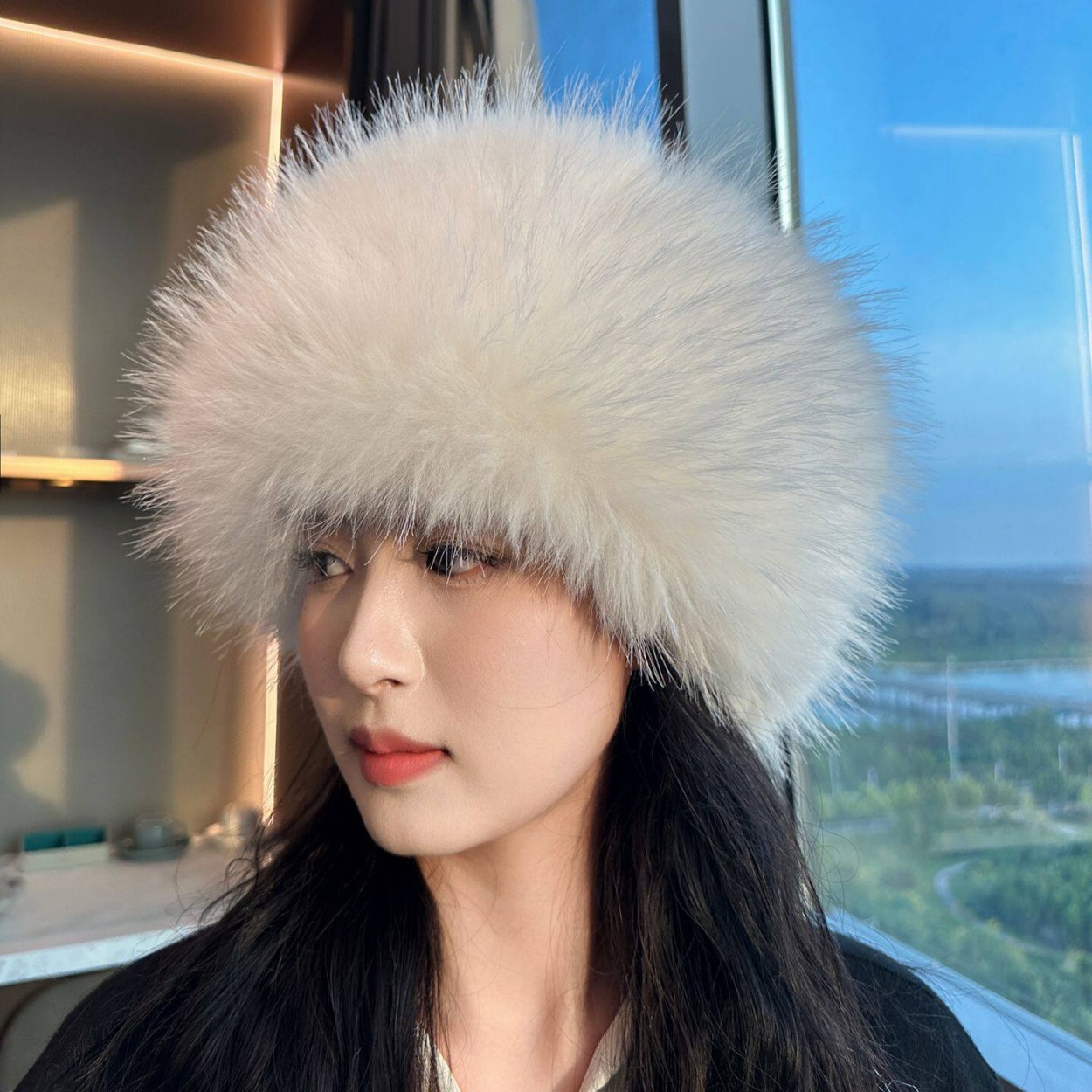Мягкая плюшевая шапка из искус – обзор и цена Knit Beanie Hat Warm