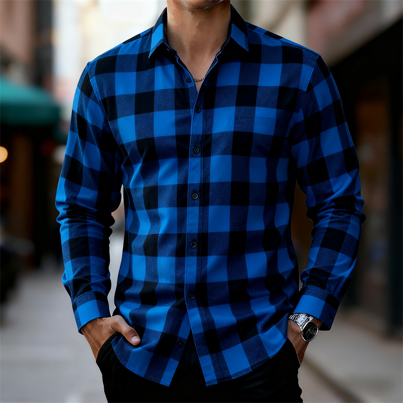 Мужская классическая рубашка с – обзор и цена Flannel Shirt Lined