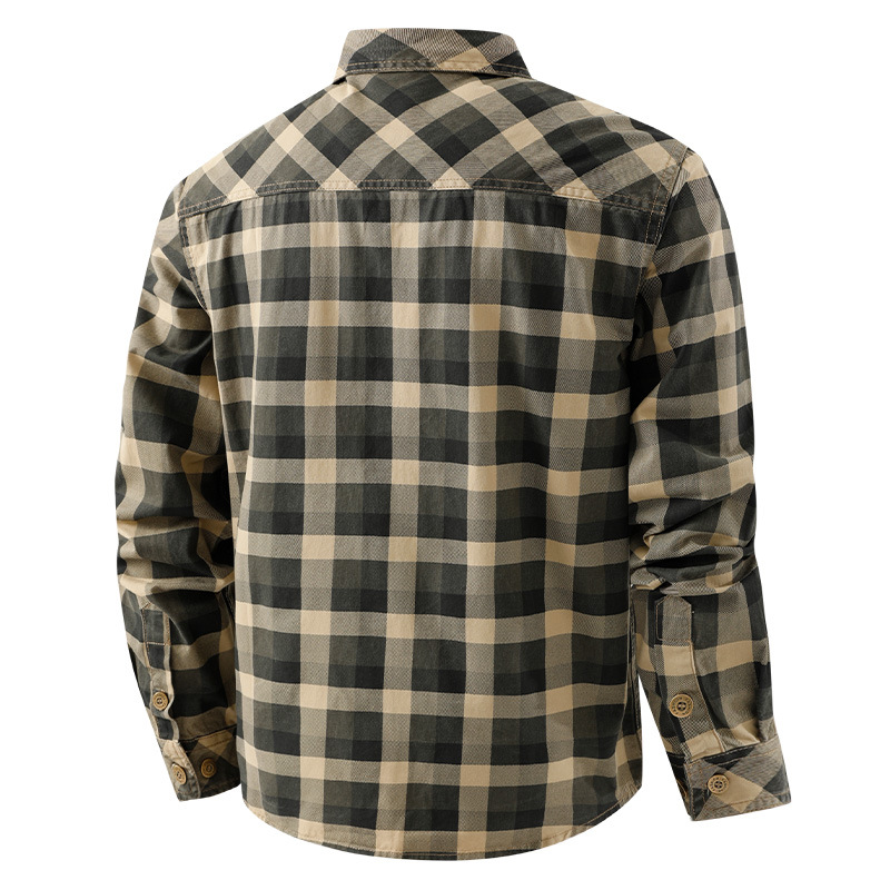Мужская рабочая одежда в стиле – обзор и цена Flannel Shirt Lined
