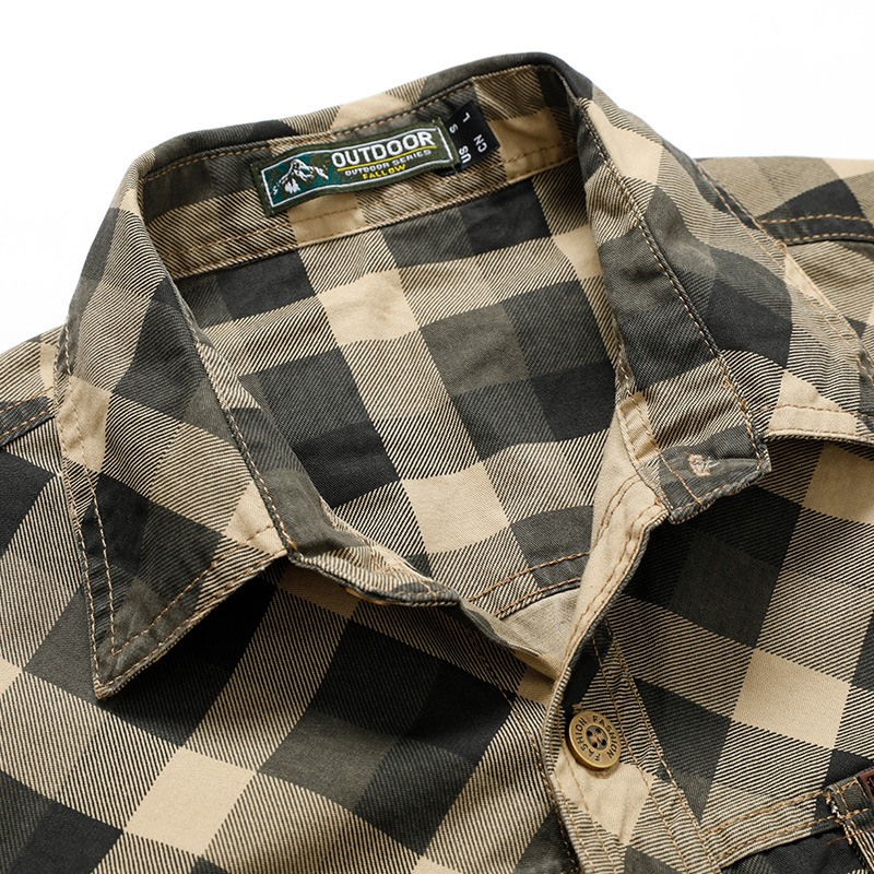 Мужская рабочая одежда в стиле – обзор и цена Flannel Shirt Lined