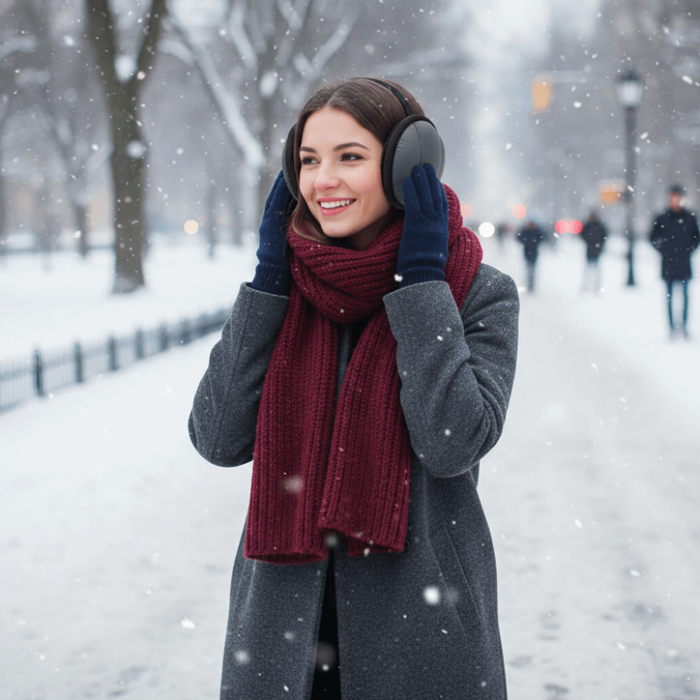 Модные зимние мужские наушники – обзор и цена Earmuffs Foldable