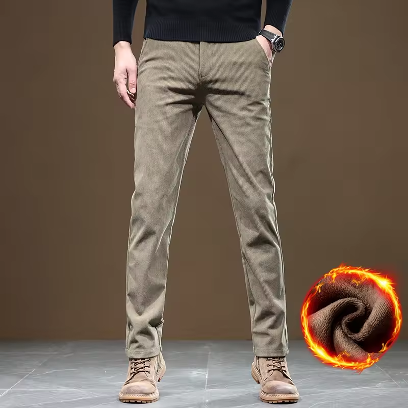 Мужские толстые теплые деловые – обзор и цена Corduroy Pant Warm